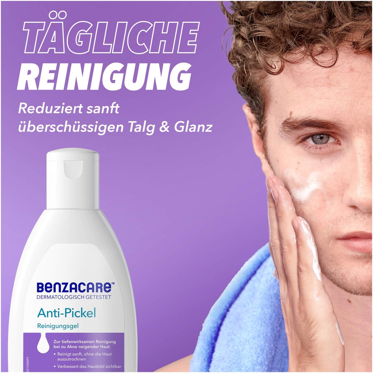 Benzacare Anti-Pickel Reinigungsgel 120 ml