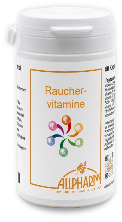 Raucher Vitamine 50 Kapseln