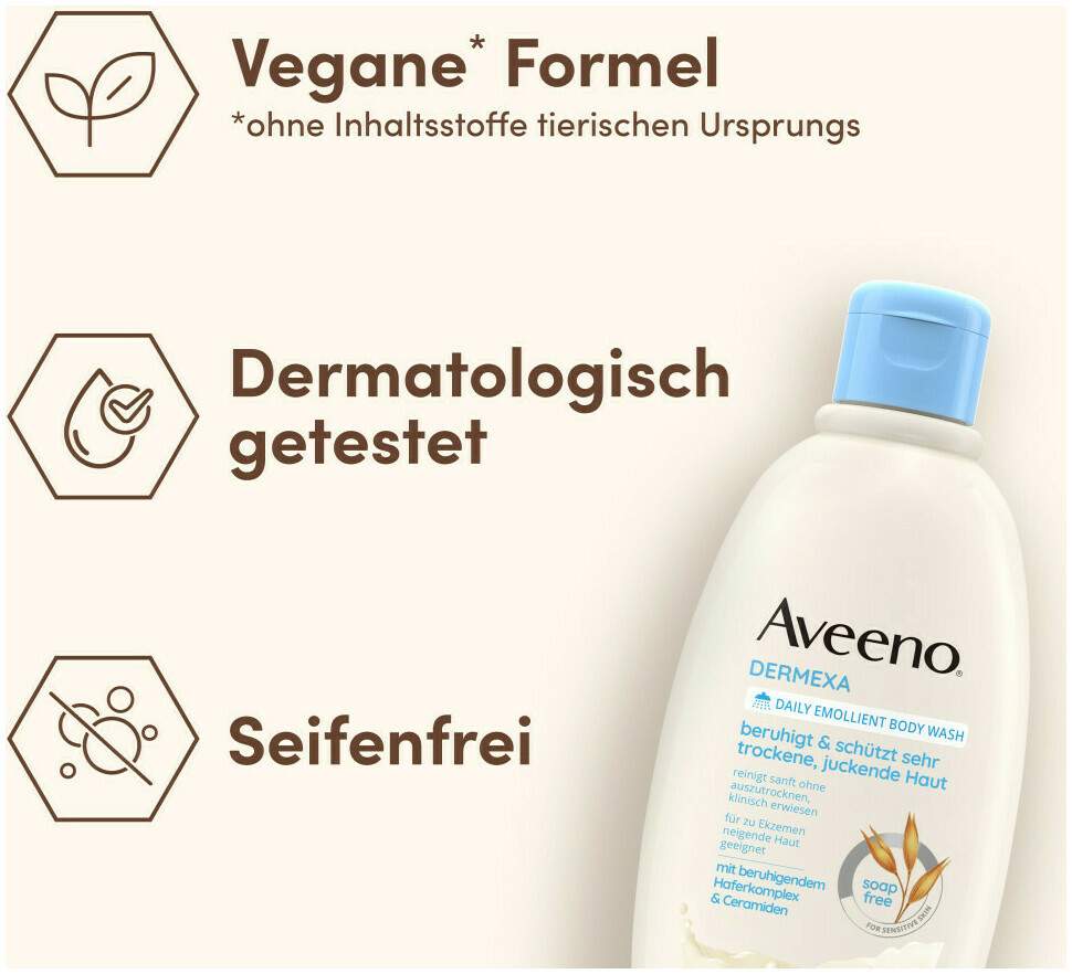 Aveeno Dermexa Emollientien Duschcreme 200 ml