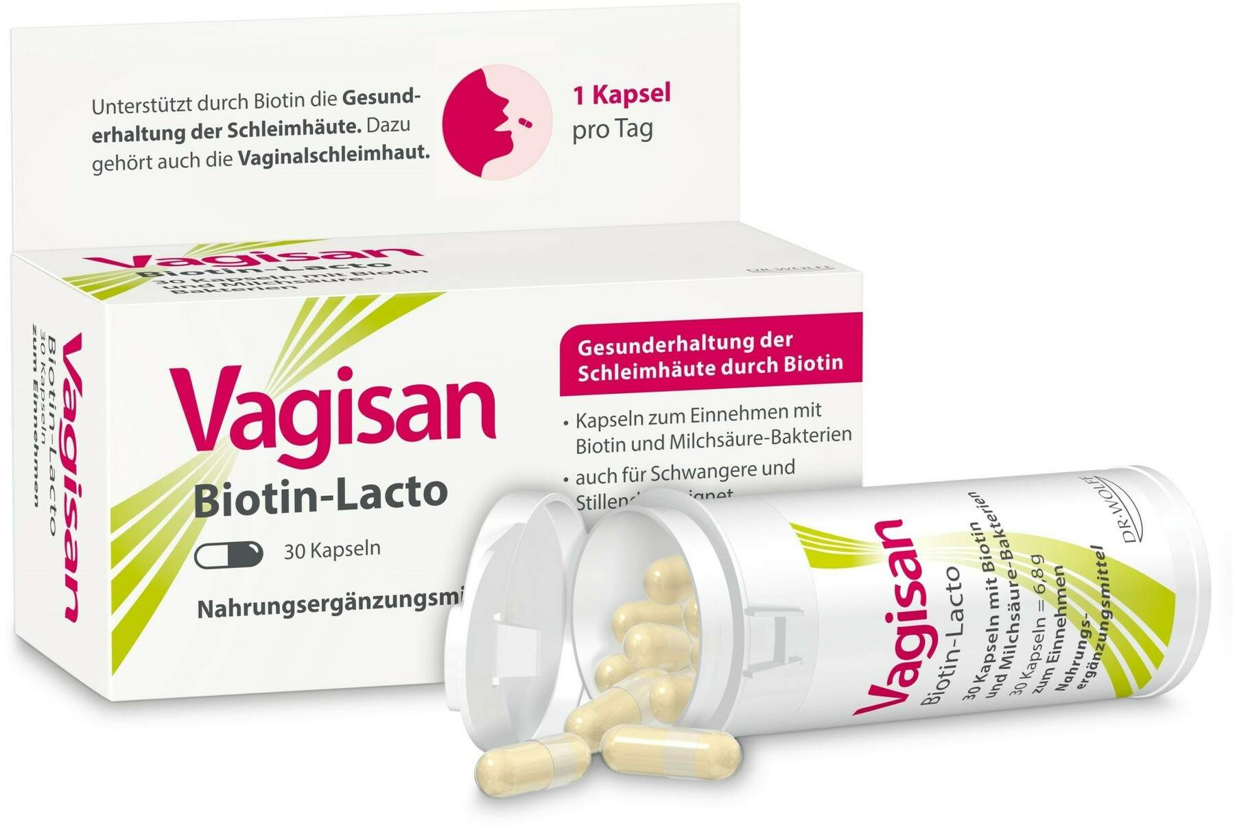 Vagisan Biotin - Lacto 30 Kapseln