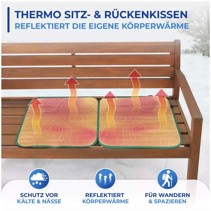 Thermo Sitz- & Rückenkissen XL 1 Stück