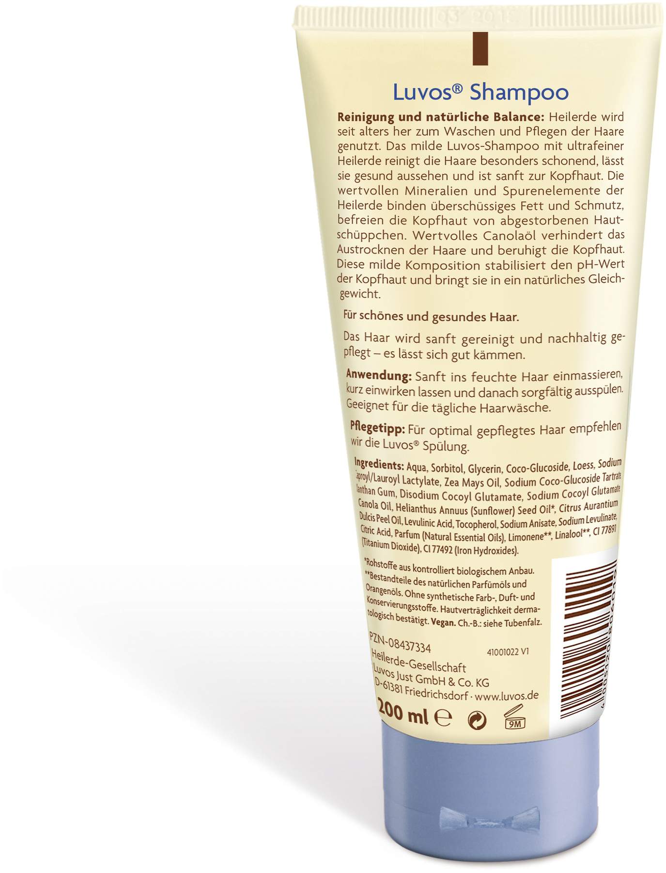 Luvos Naturkosmetik Mit Heilerde 200 ml Shampoo
