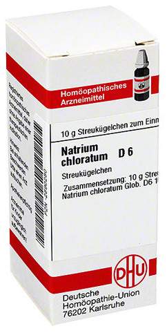 Natrium chloratum D6 DHU 10 g Globuli