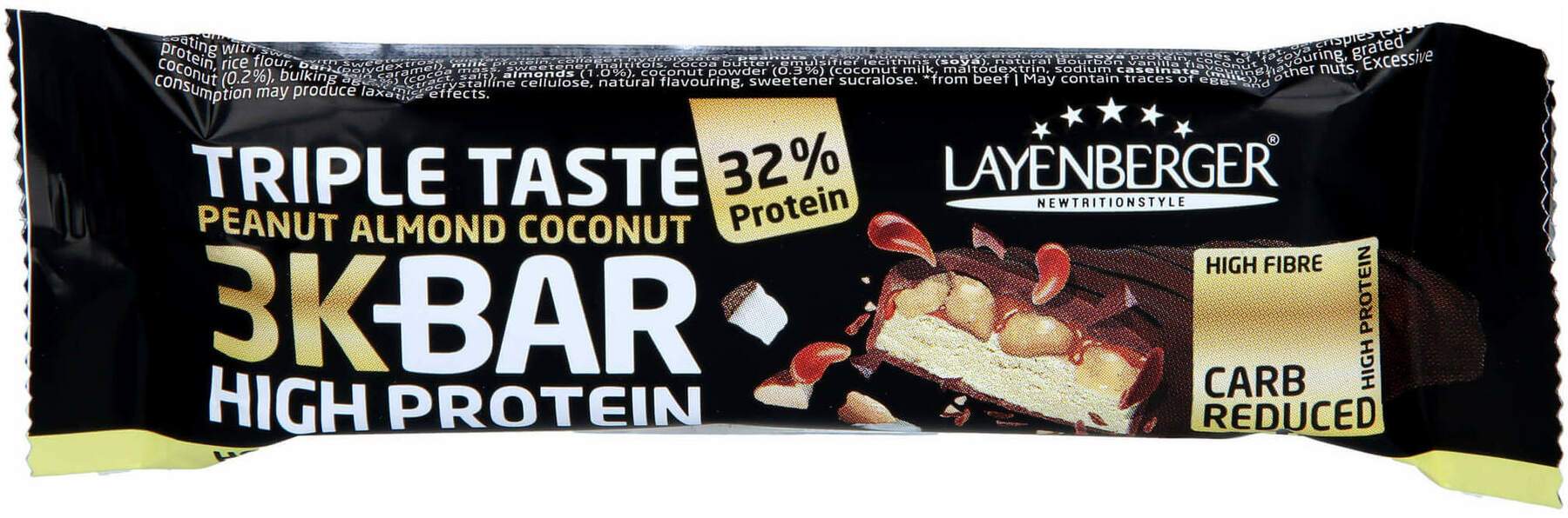 Layenberger 3k Protein Bar High Prot.Pean.Alm.Coco  45g