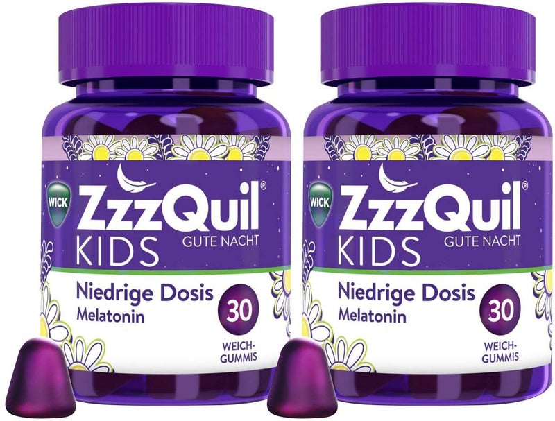 Wick ZzzQuil Kids 2 x 30 Weichgummis