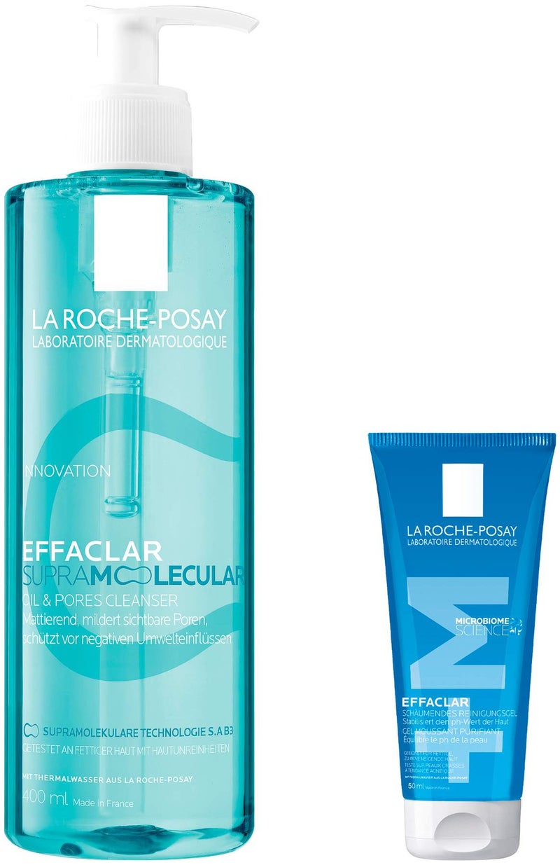 La Roche Posay Effaclar Supramolecular Cleanser 400 ml + gratis La Roche Posay Effaclar Gel 50 ml Mini