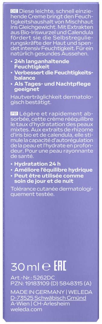 Weleda Iris Feuchtigkeitscreme 30 ml