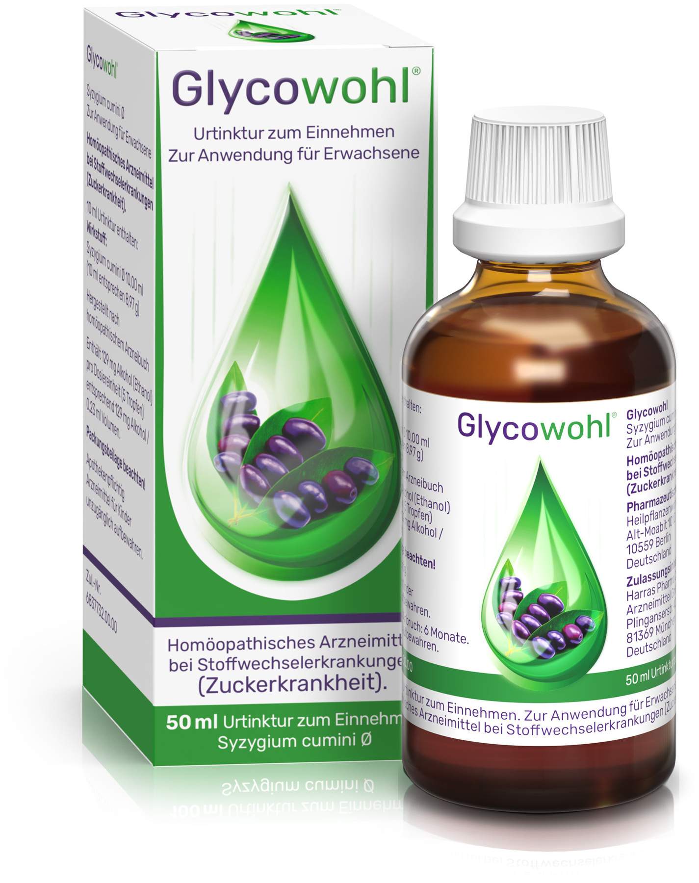Glycowohl  pflanzliche Tropfen bei Diabetes 50 ml