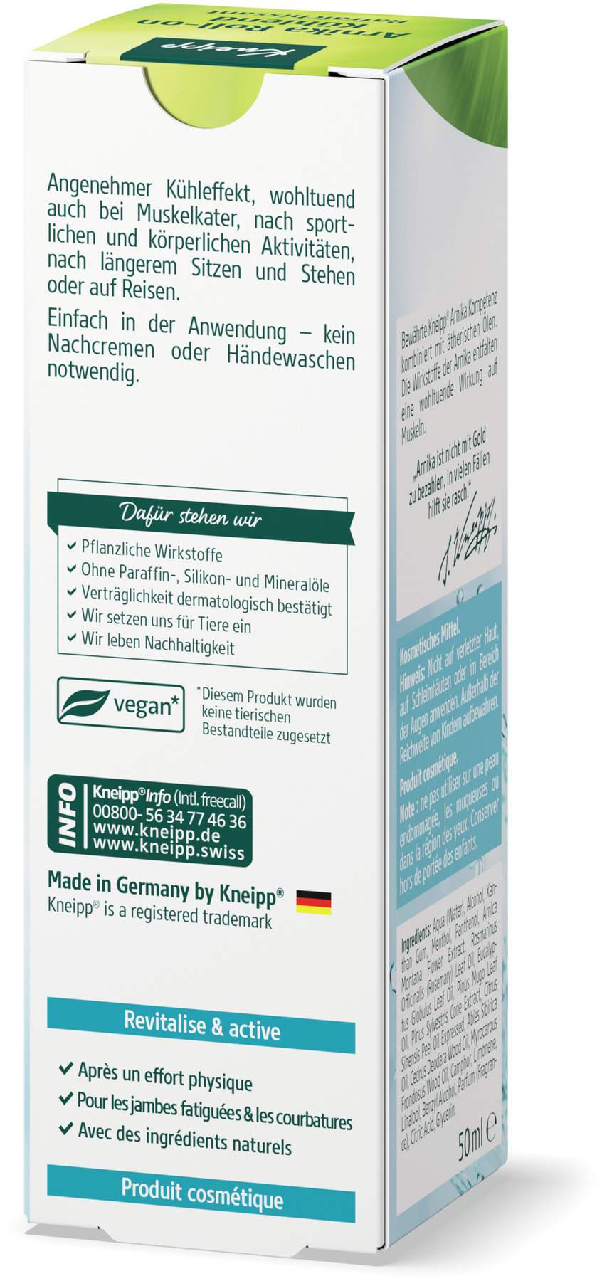 Kneipp Arnika Roll-on kühlend 50 ml