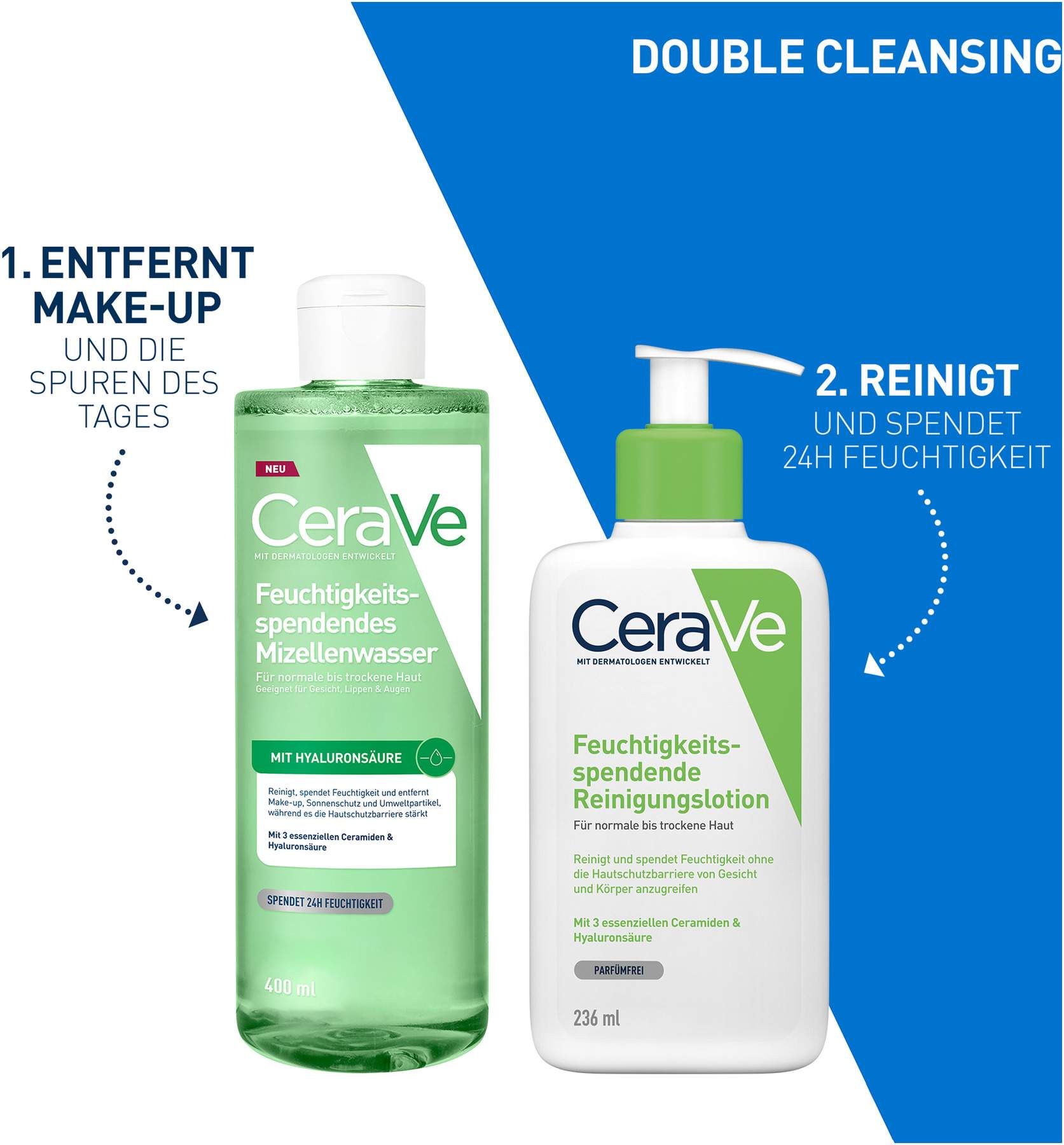 CeraVe feuchtigkeitsspendendes Mizellenwasser 400 ml