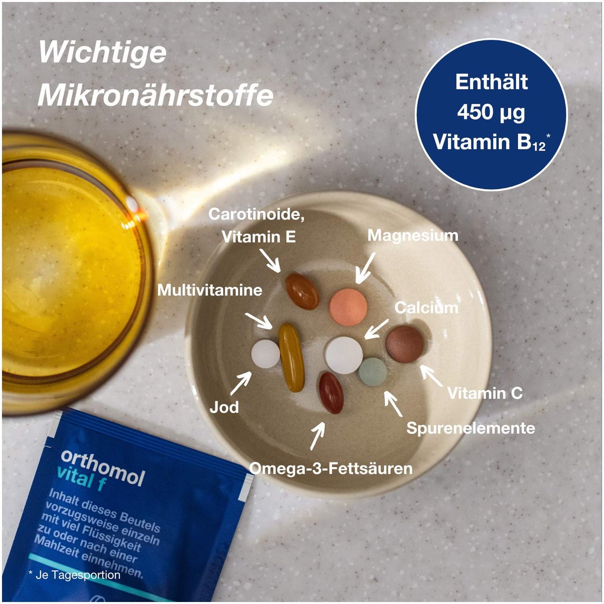 Orthomol Vital F 30 Tabletten - Kapseln 1 Kombipackung