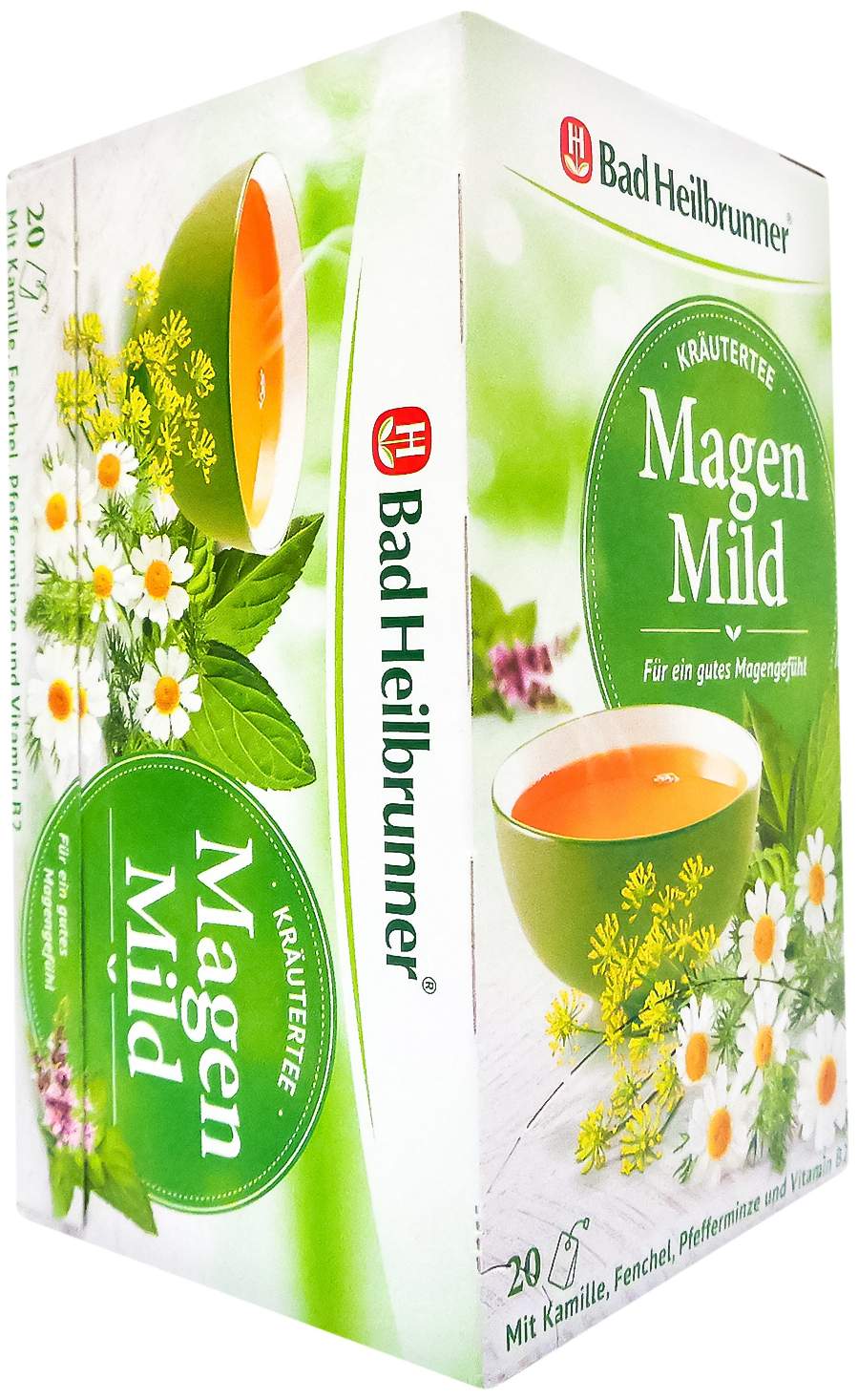 Bad Heilbrunner Wohlfühltee Magen Mild 20 Filterbeutel