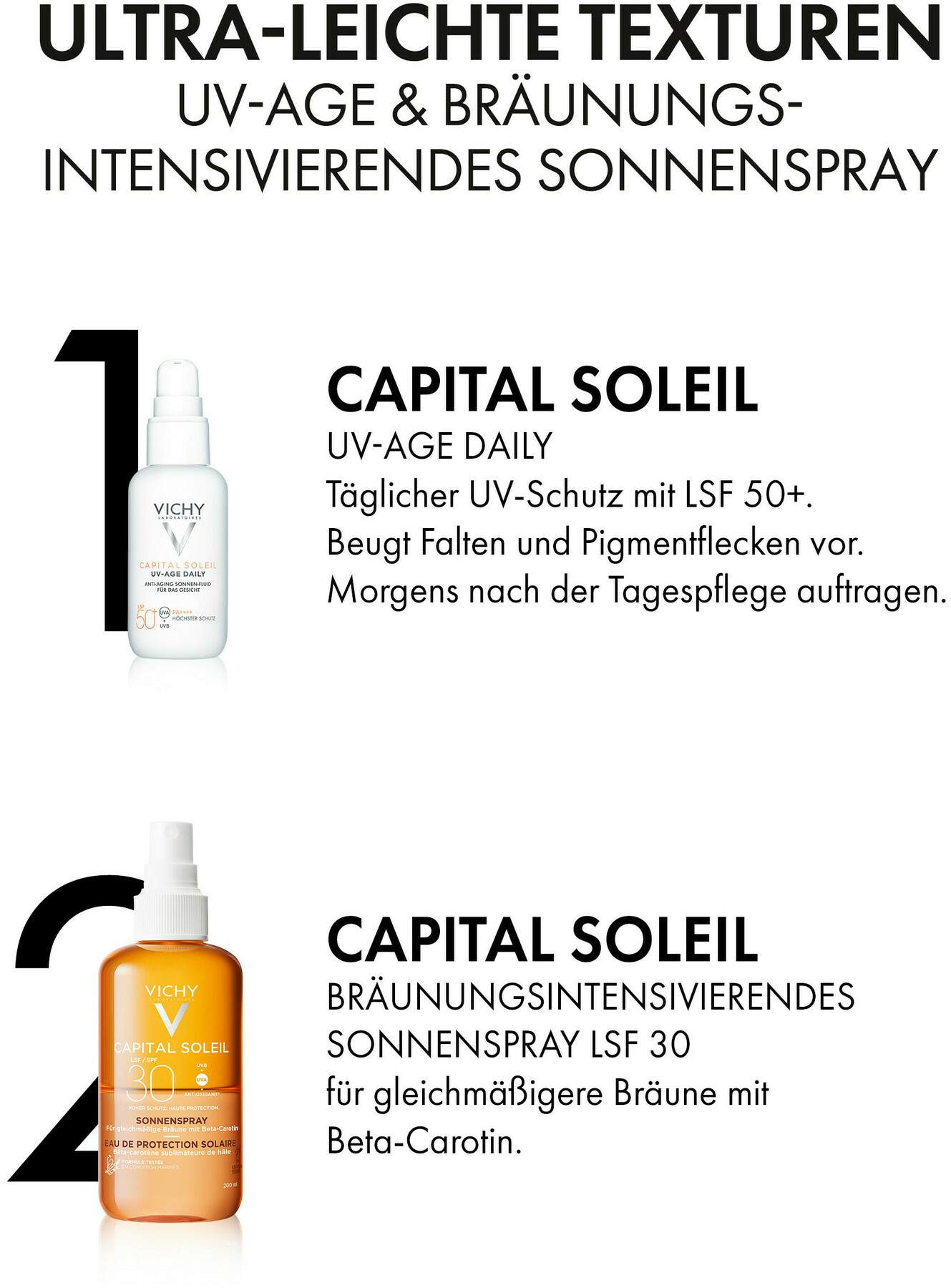 Vichy Capital Soleil bräunungsintensivierendes Sonnenspray LSF 30 200 ml
