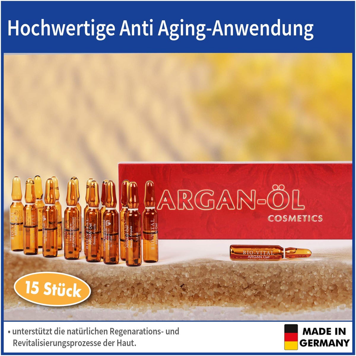 Bio-Vital Argan-Öl Ampullen 15 Stück