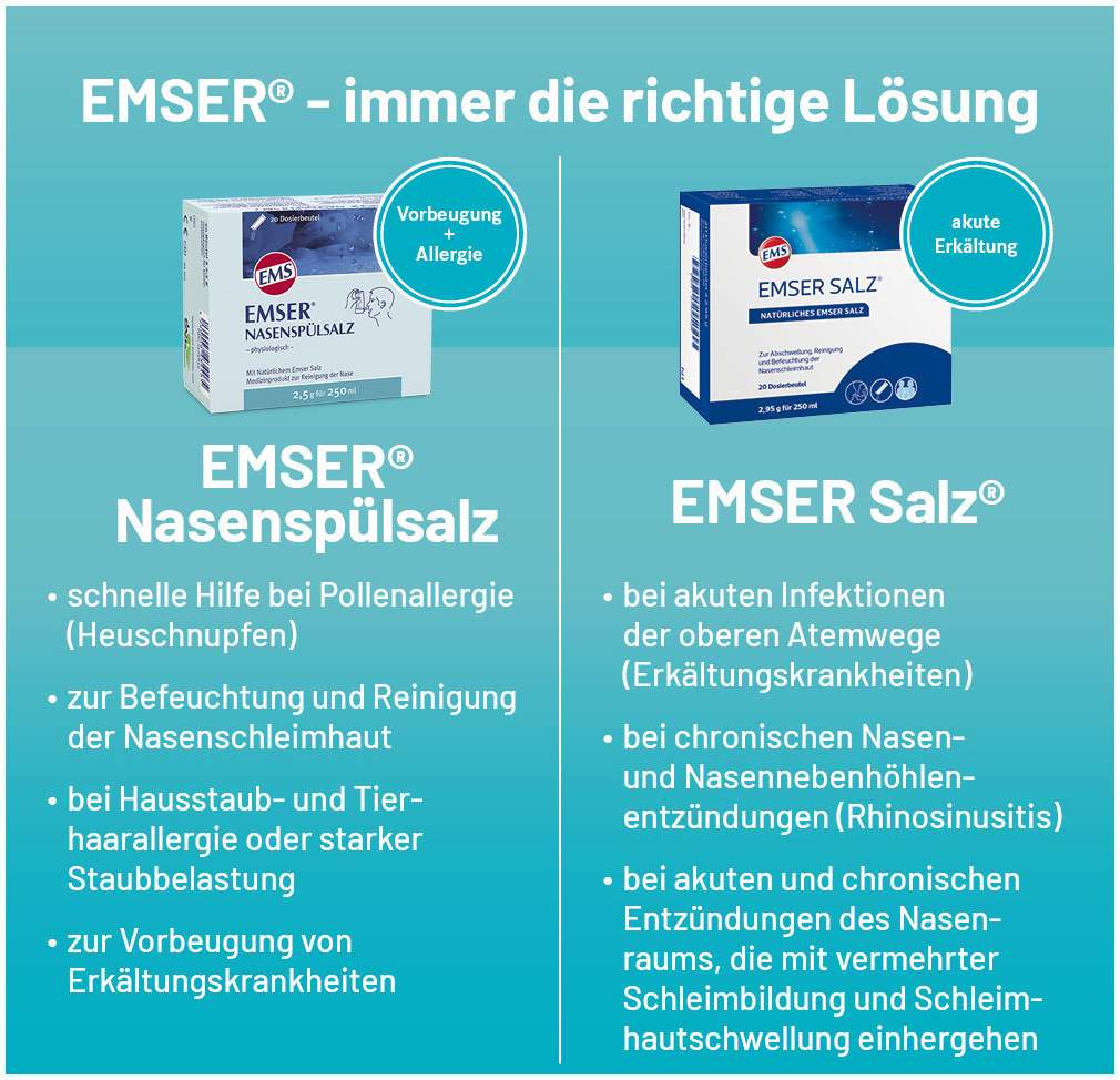 Emser Nasenspülsalz physiologisch 100 Beutel Pulver