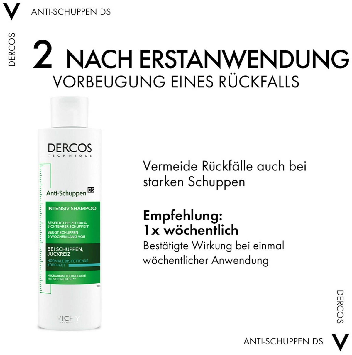 Vichy Dercos Anti-Schuppen Shampoo für fettige Kopfhaut 200 ml