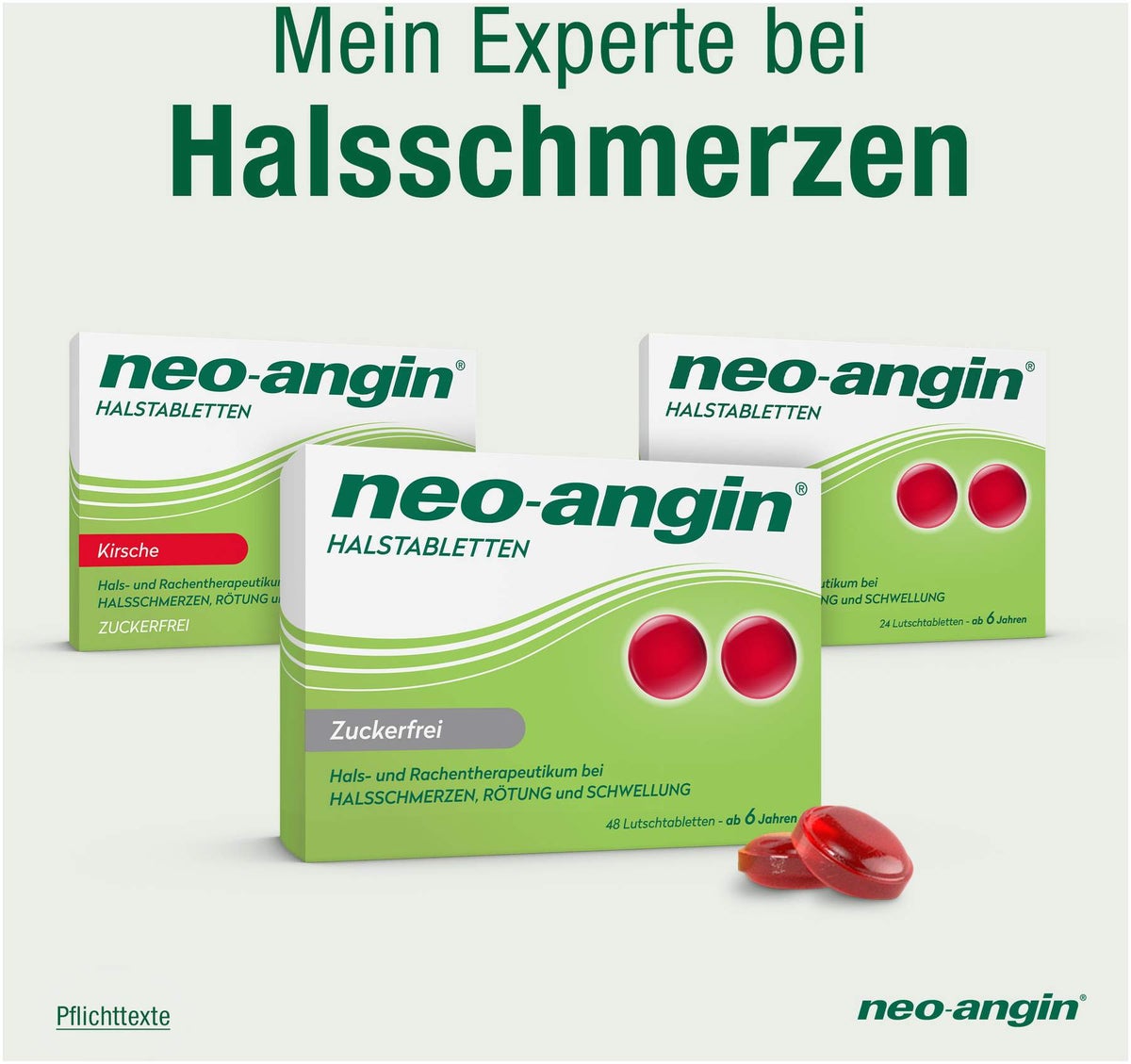 neo angin Halstabletten zuckerfrei 48 Lutschtabletten