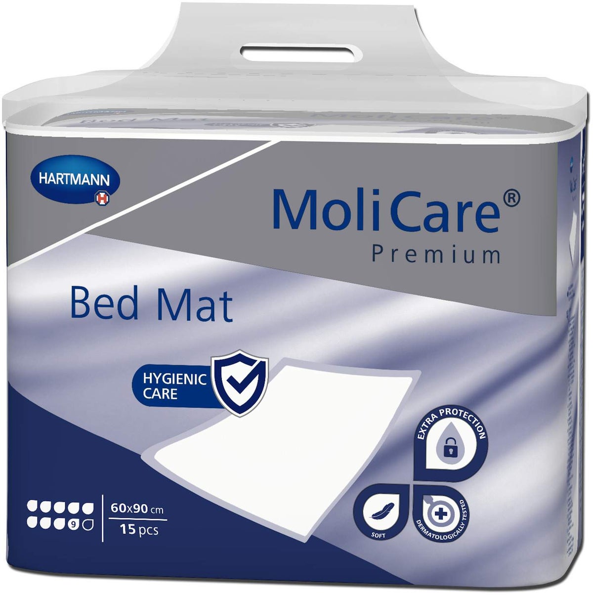 Molicare Premium Bed Mat 9 Tropfen 60 X 90 cm 15 Stück