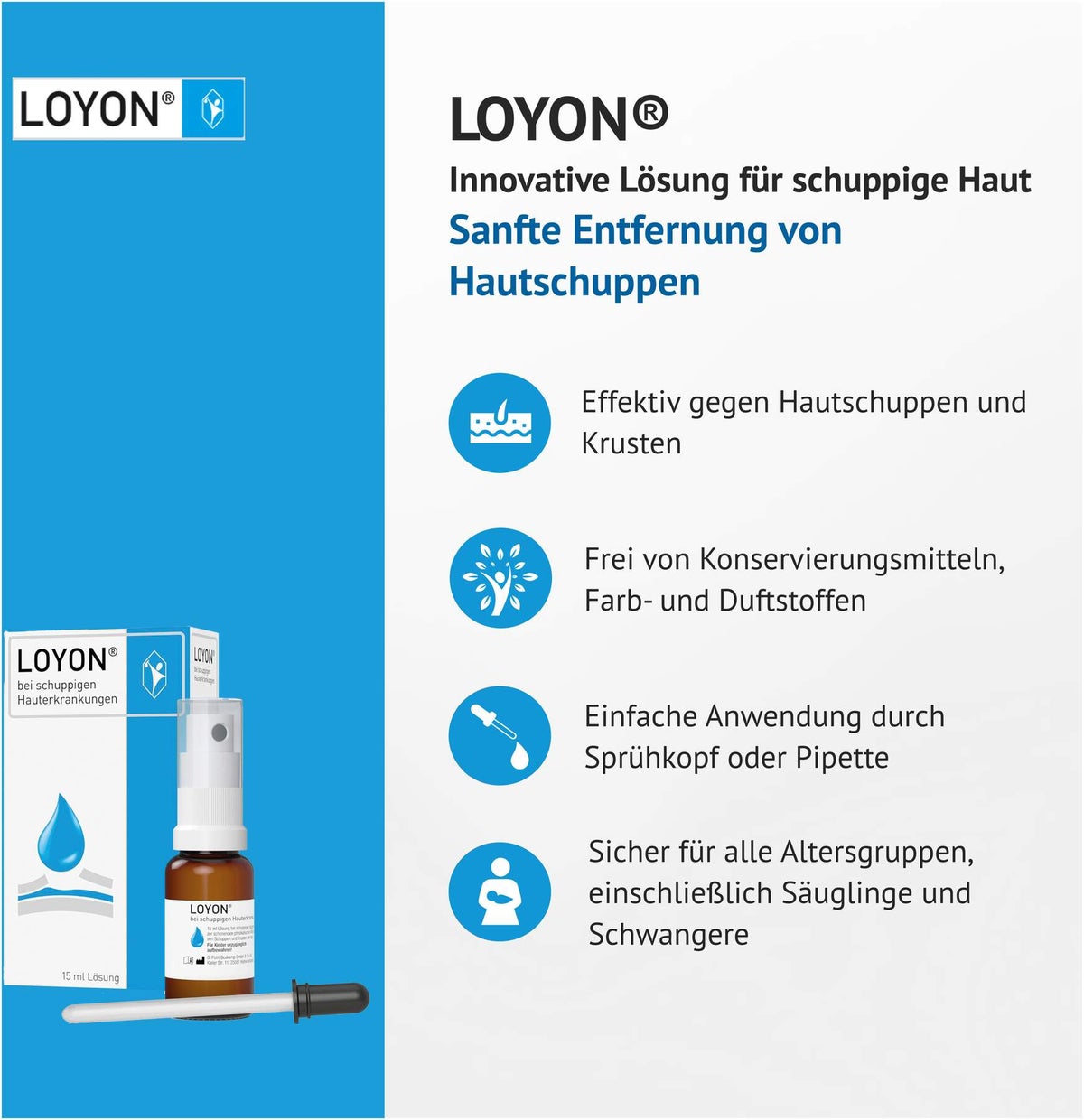 Loyon bei Schuppigen Hauterkrankungen Lösung 15 ml