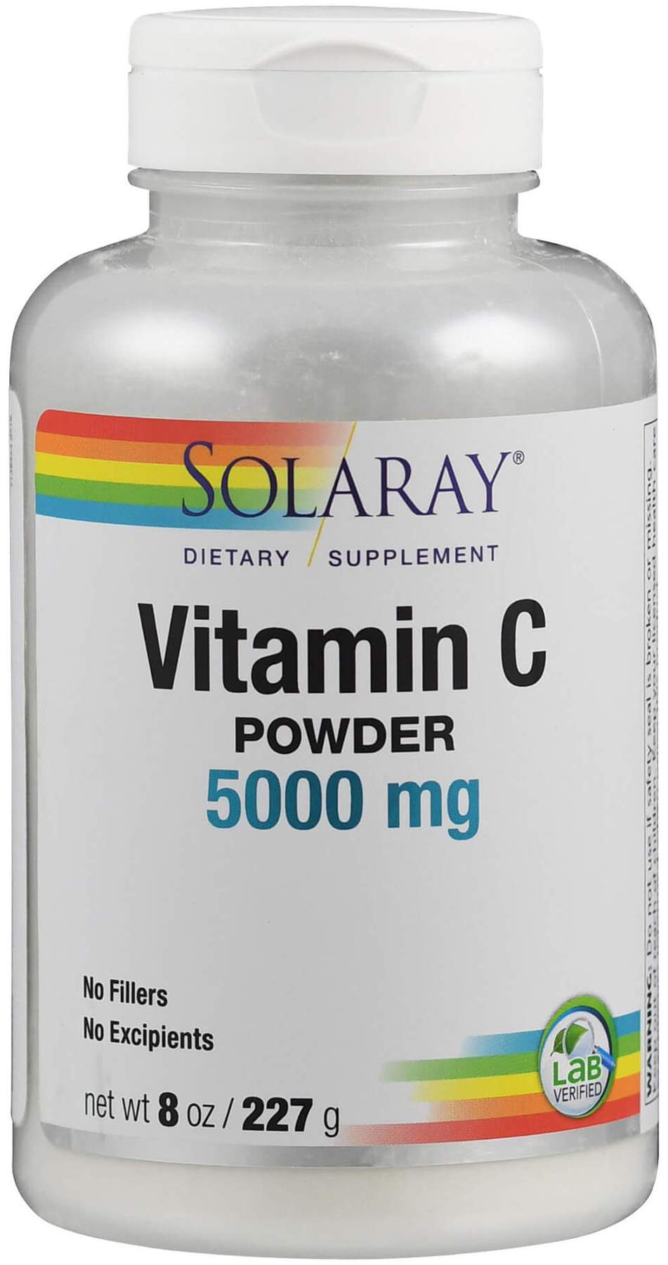 Vitamin C 5000 mg Solaray Pulver 227g