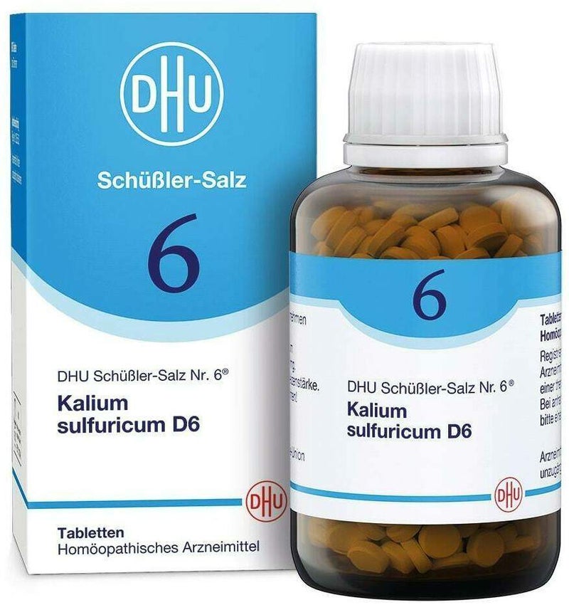 Dhu Schüßler-Salz Nr. 6 Kalium Sulfuricum D6 900 Tabletten