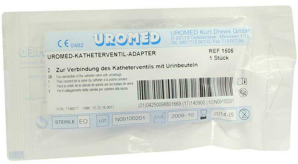 Uromed Adapter Für Katheterventil 150