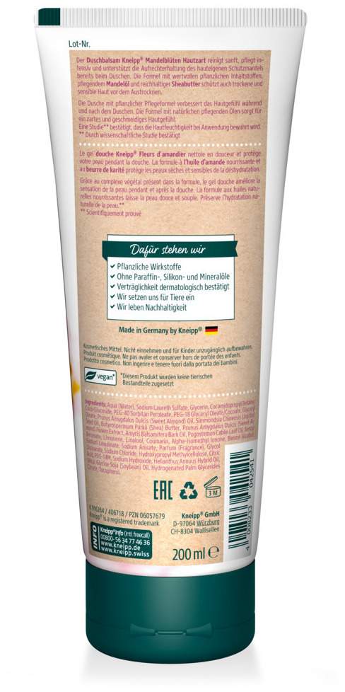 Kneipp Duschbalsam Mandelblüten Hautzart 200 ml Balsam