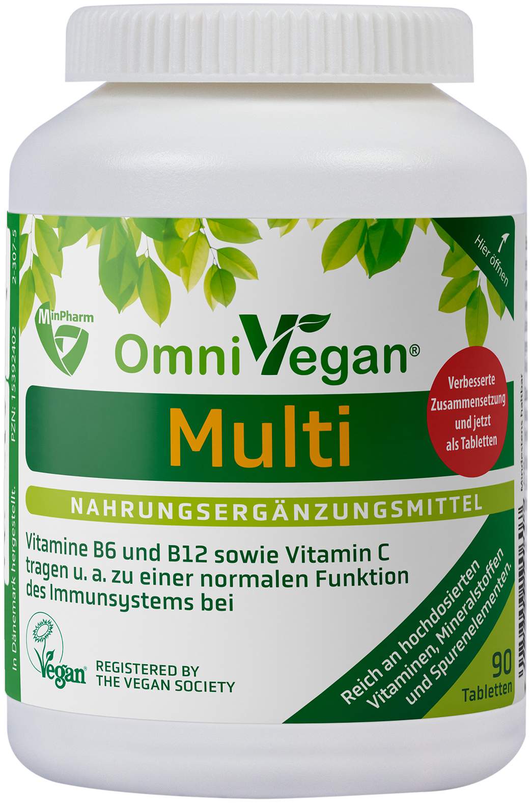 Omnivegan Multi Zertifiziert Vegan Tabletten  90 Stück