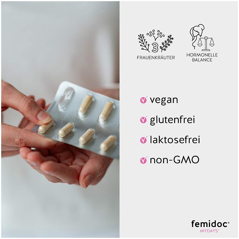 Femidoc Mydays Für die Menstruation 20 Kapseln