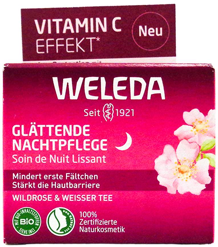 Weleda Glättende Nachtpflege Wild Rose & Weißer Tee 40 ml