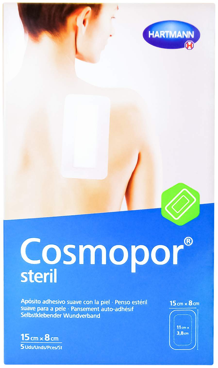 Cosmopor Steril 8 X 15 cm 5 Pflaster