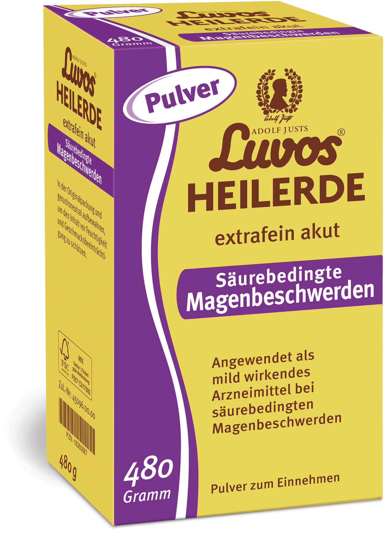 Luvos Heilerde Extrafein Akut 480 G Pulver