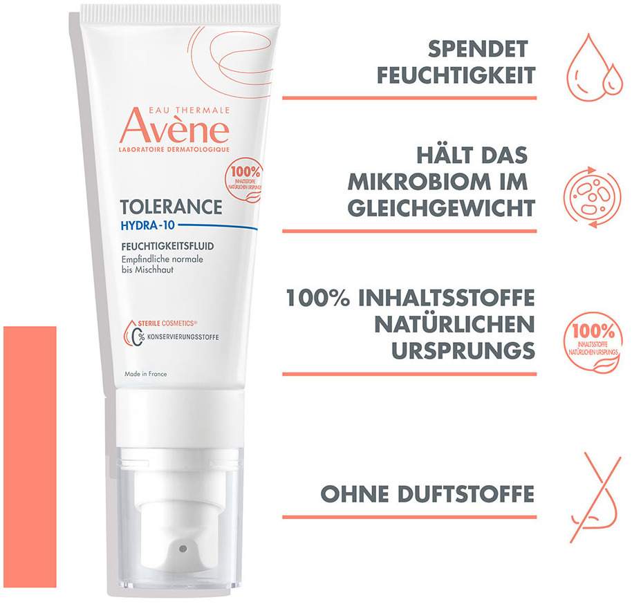 Avene Tolerance Hydra-10 Feuchtigkeitsfluid 40 ml