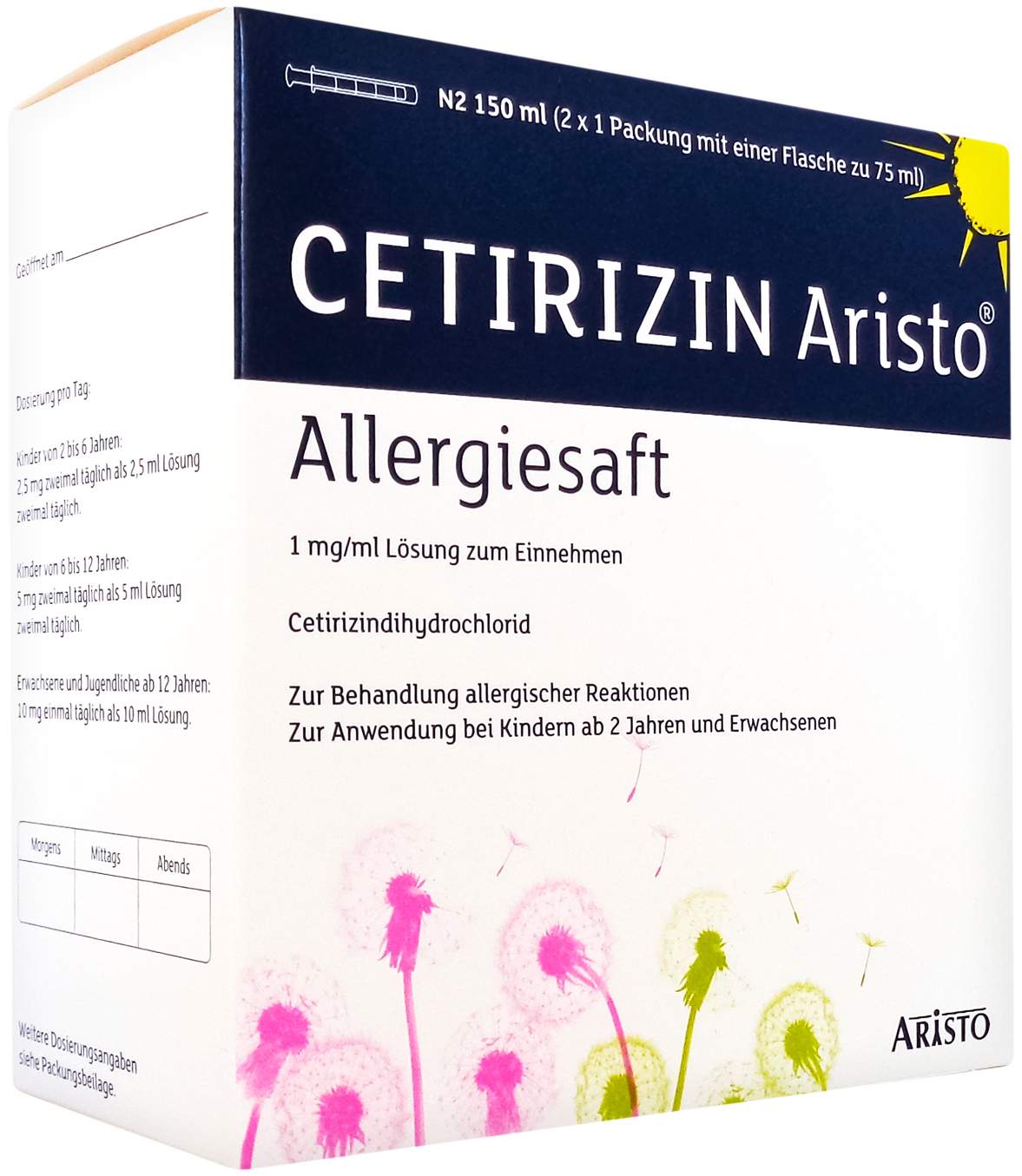 Cetirizin Aristo Allergiesaft 150 ml