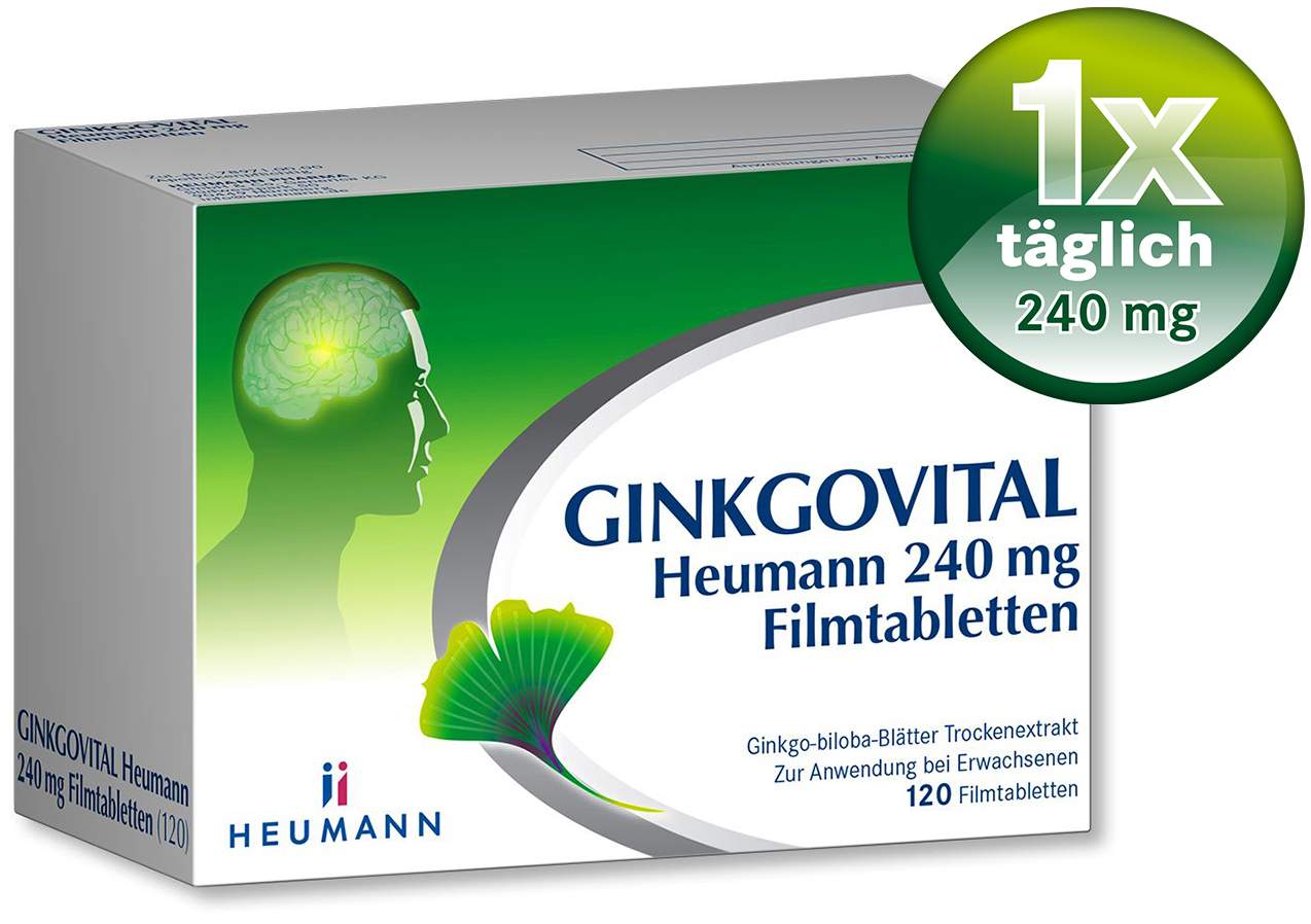 Ginkgovital Heumann 240 mg 120 Filmtabletten