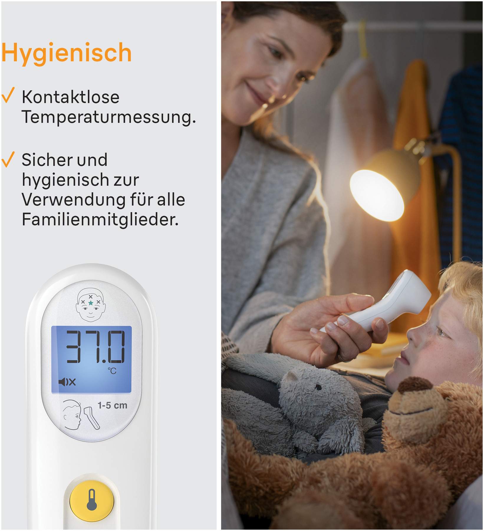 Braun Sensian 3 Kontaktloses Stirn Thermometer 1 Stück