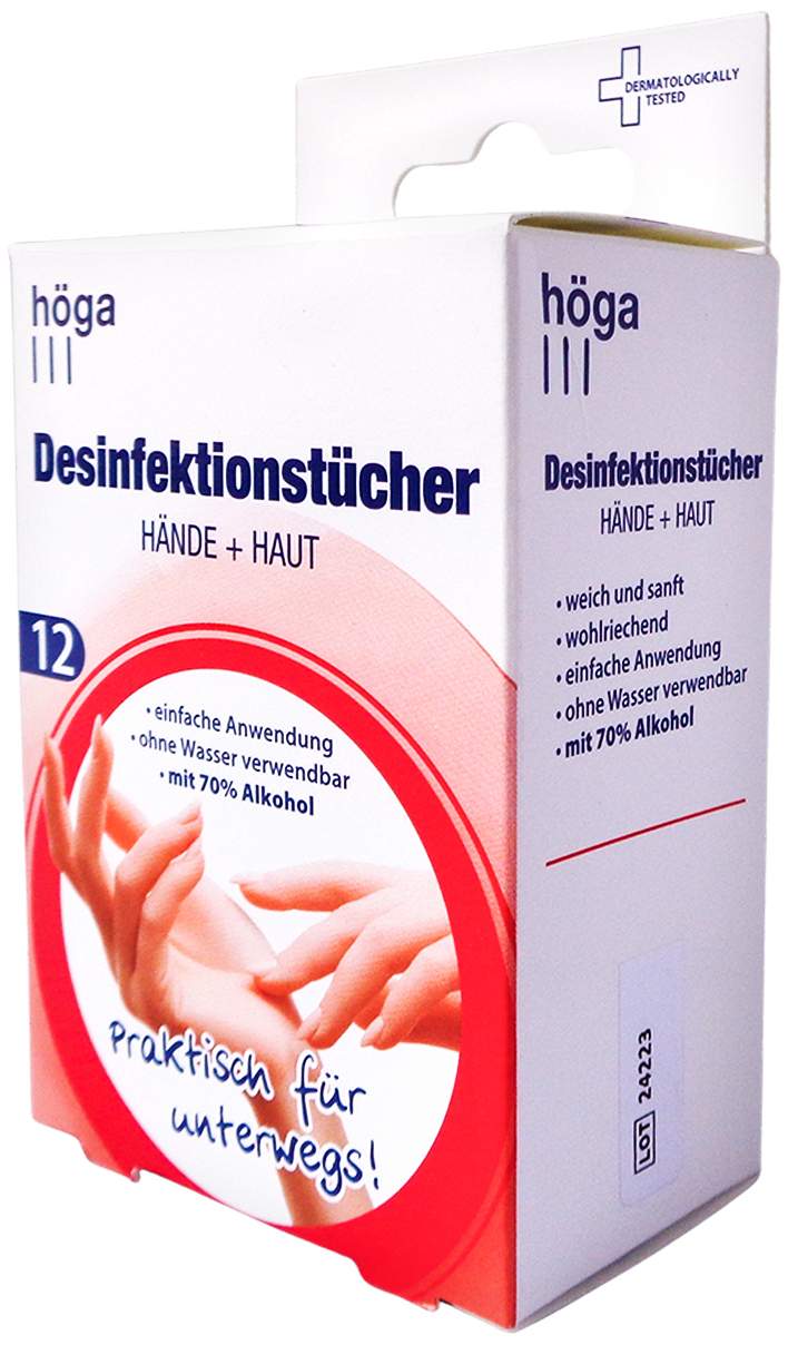 Desinfektionstücher Hände+haut