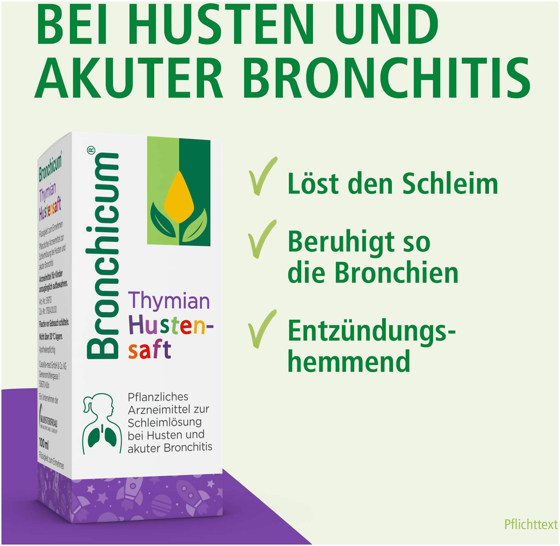 Bronchicum Thymian Hustensaft 100 ml