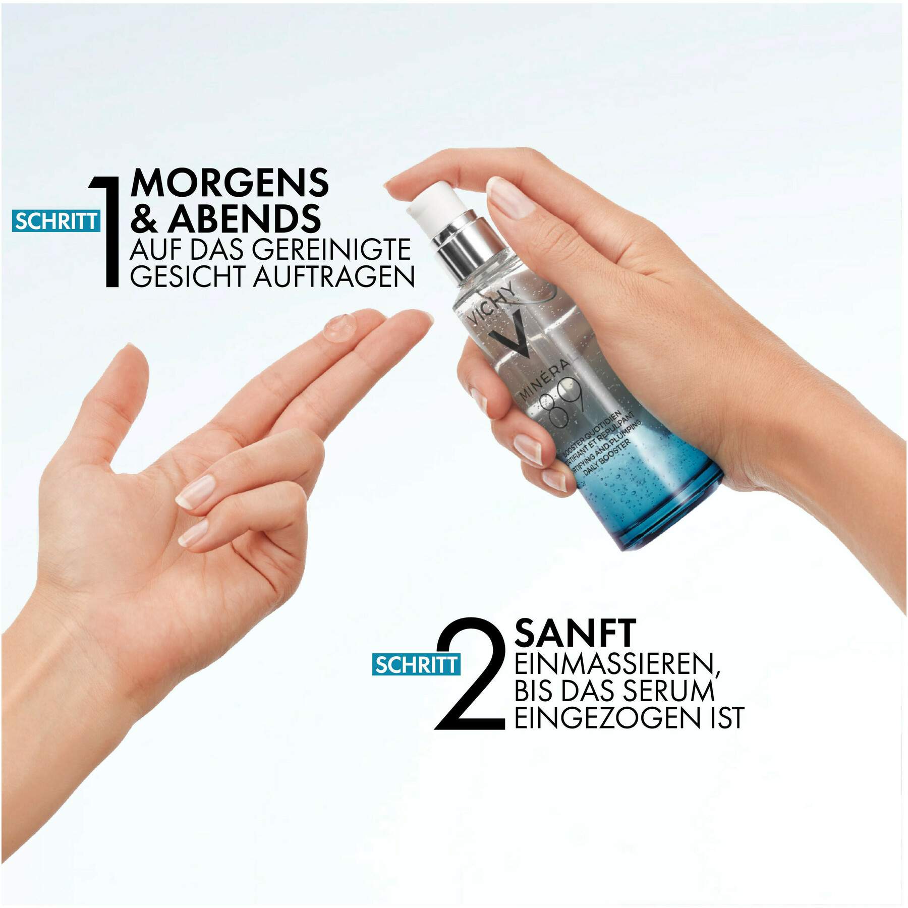 Vichy Mineral 89 Elixier 75 ml + gratis Kosmetiktasche