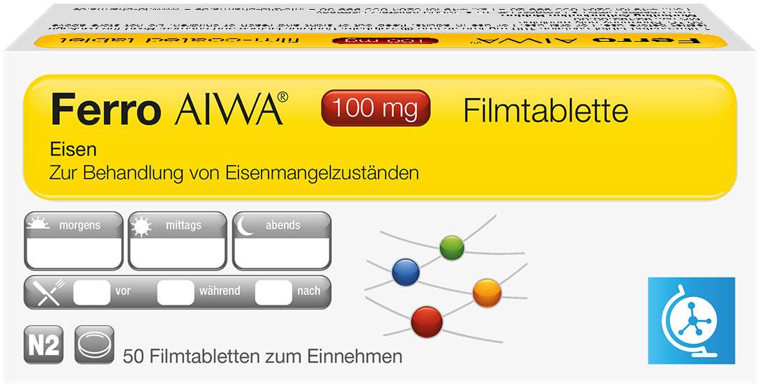 Ferro Aiwa 100 mg 50 Filmtabletten