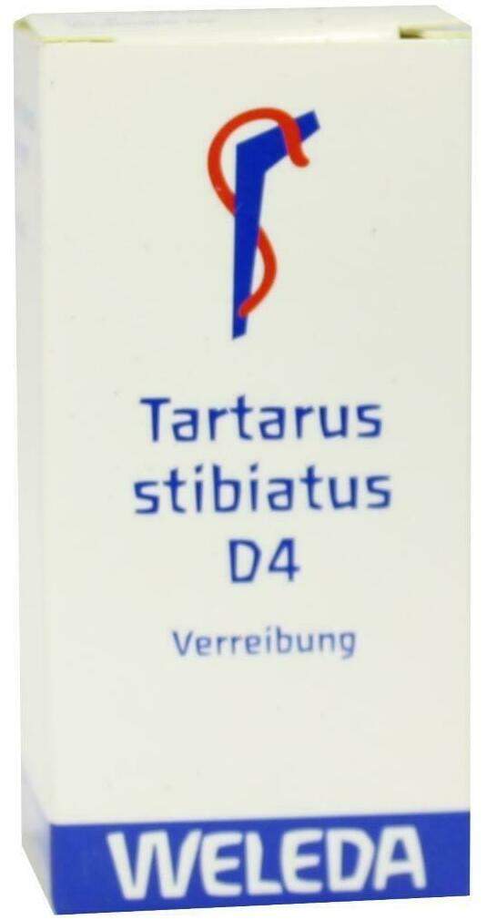 Weleda Tartarus Stibiatus D4 20 G Trituration