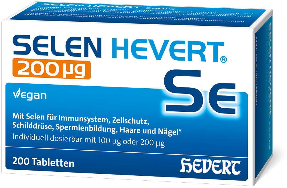 Selen Hevert 200 µg Tabletten 200 Stück
