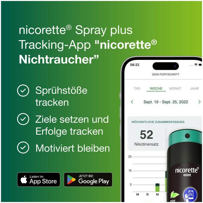 Nicorette Fruit & Mint Spray 1 mg 2 x 2 Stück