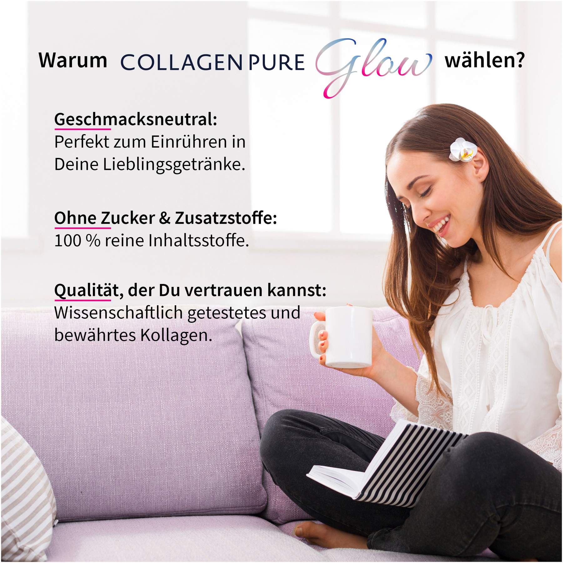 Collagen Pure Glow 100% Reines Kollagen 500 G