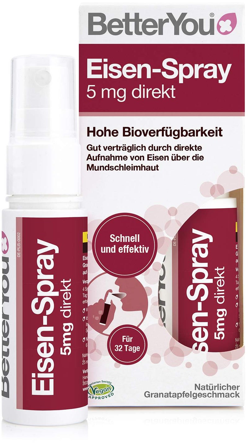Betteryou Eisen-Spray 5 mg Direkt 25 ml