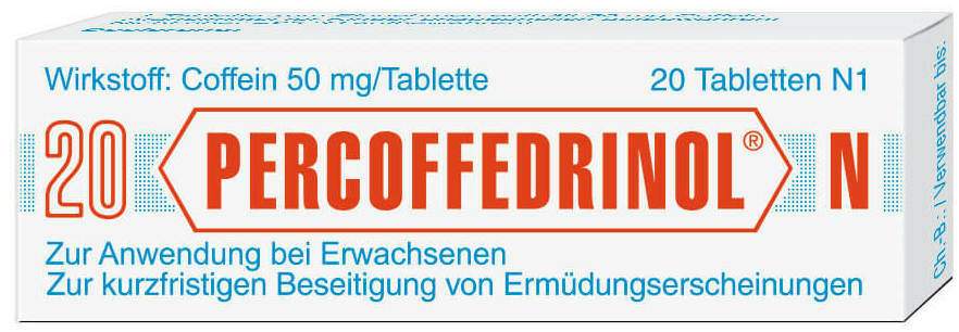 Percoffedrinol N 20 Tabletten