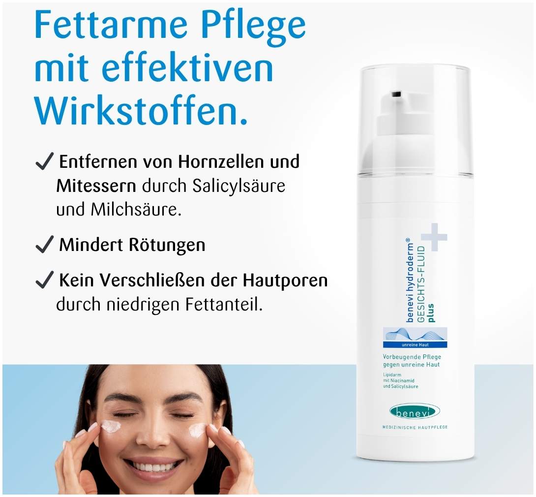 Benevi Hydroderm Gesichtsfluid Plus 50 ml Lotion