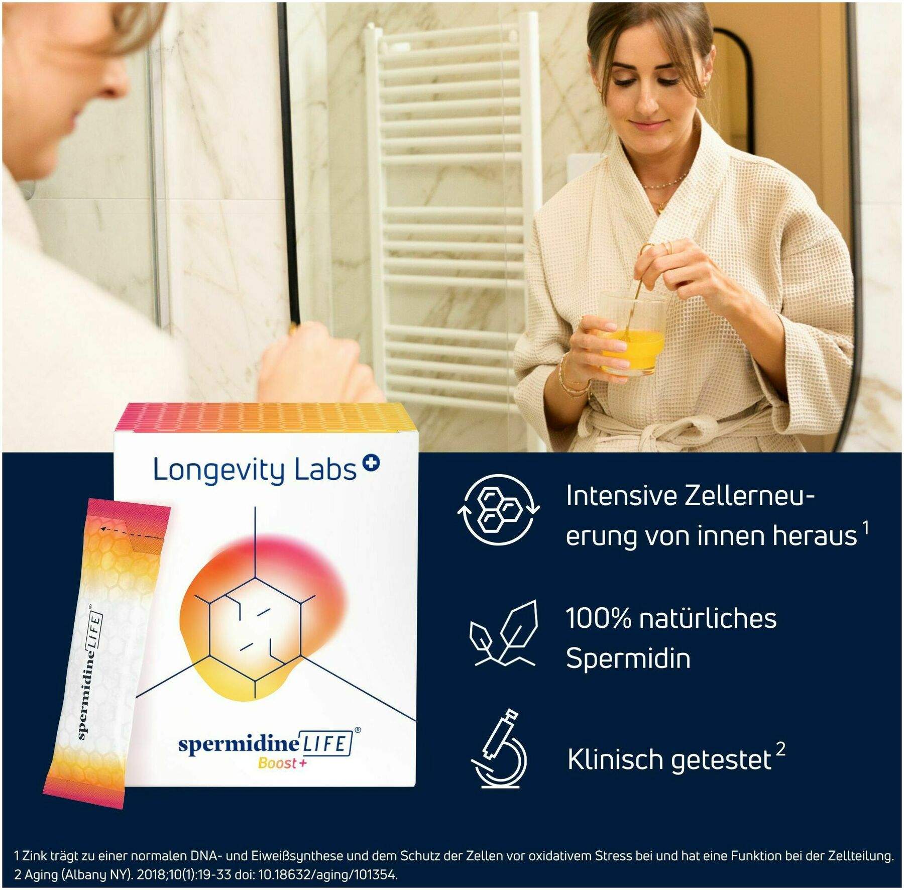 SpermidineLIFE Boost+ 30 Sticks