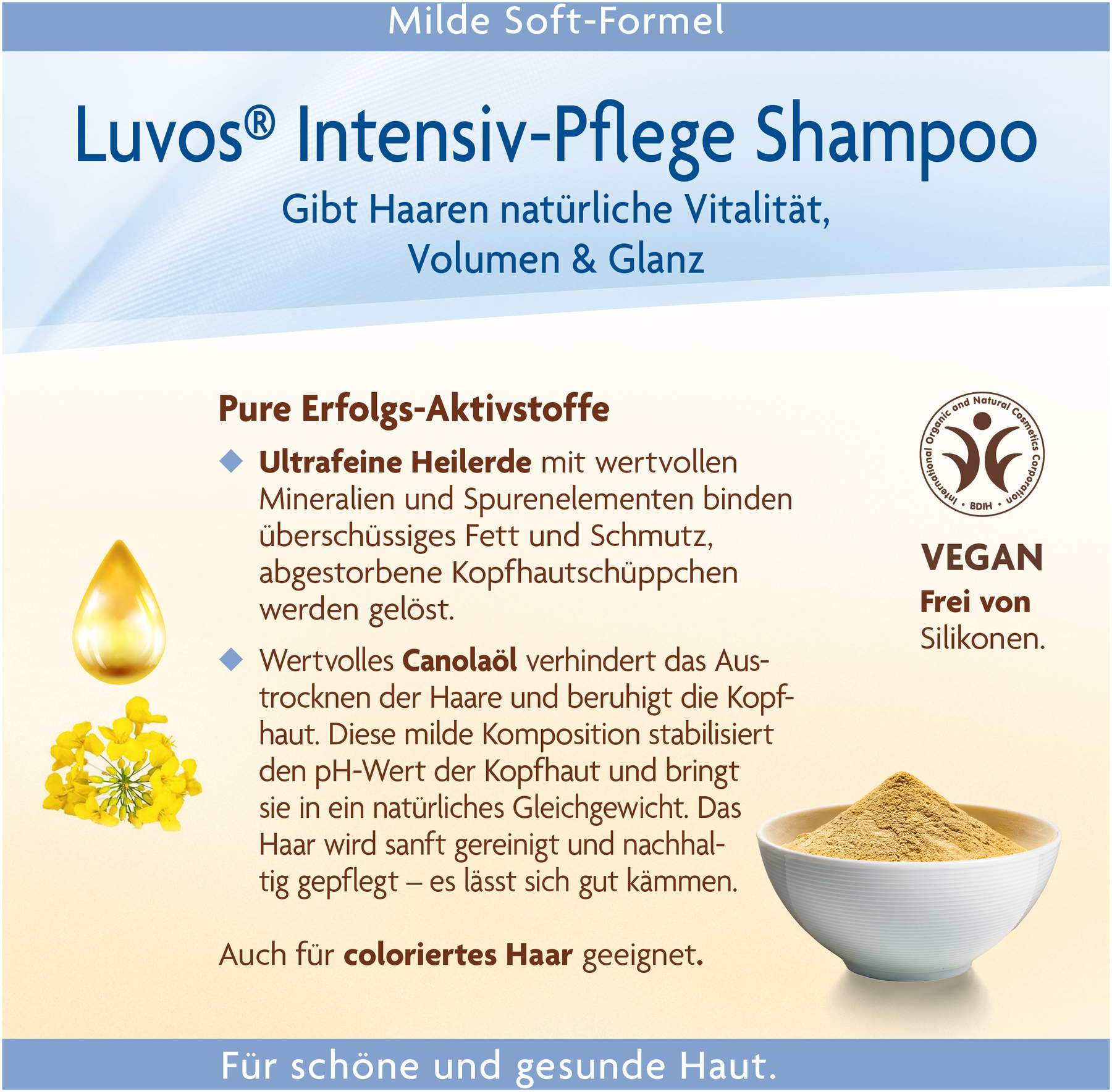Luvos Naturkosmetik Mit Heilerde 200 ml Shampoo