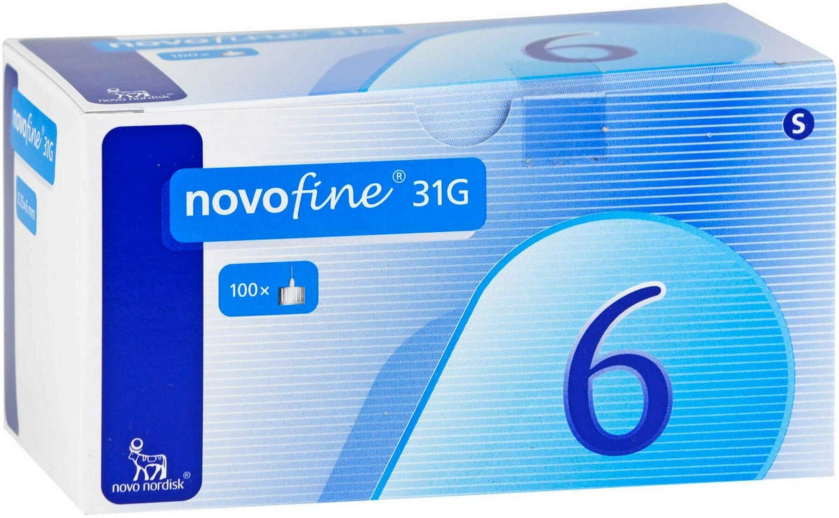 Novofine 6 Kanülen 0,25 X 6 mm 100 Stk